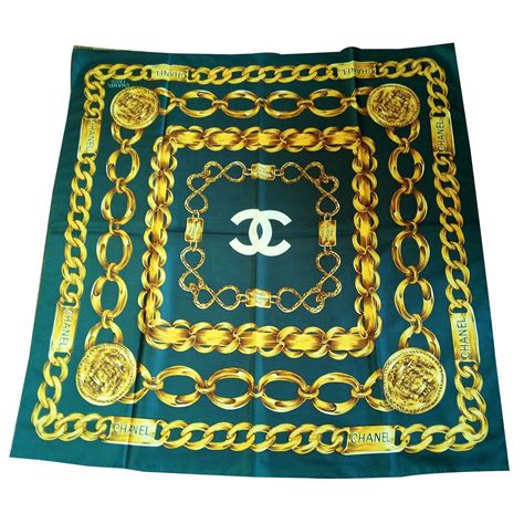 chanel green scarf|chanel scarf price.